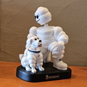 Michelin Man Dog Collectible Bobblehead RARE, Automotive Car Tires